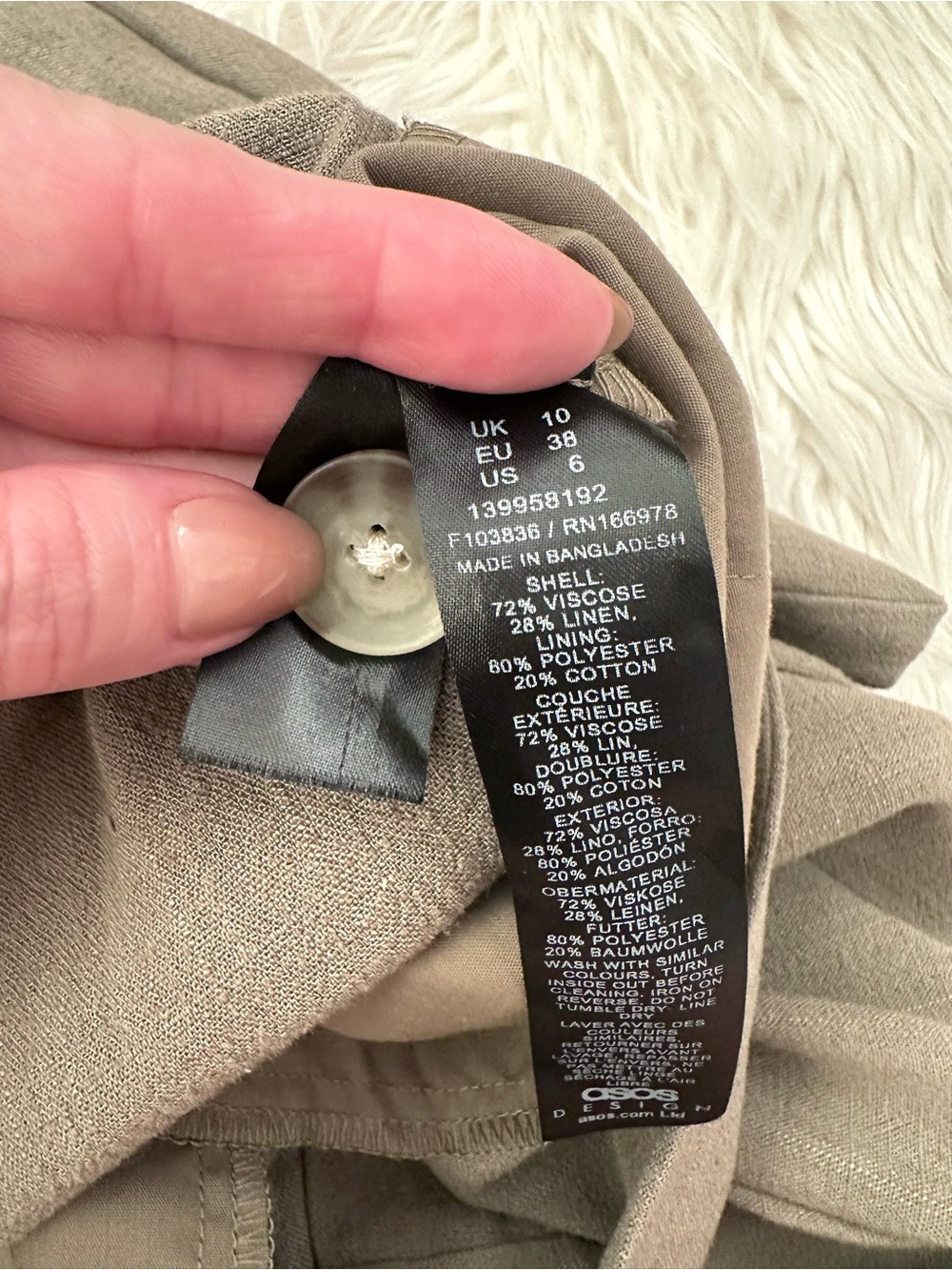 ASOS LINEN PANTS - Picture 14 of 15